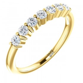 Dámsky svadobný obrúčkový prsteň 1256 - Dámsky svadobný obrúčkový prsteň 1256 Elegantny a jednoduchy prsten zo zlata 585 vyrobeny v najvyssej kvalite so zirkonmi, ktory pozdvihne vasu eleganciu a noblesu