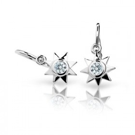 Zlaté detské náušnice slniečka 1995B - Zlaté detské náušnice slniečka 1995