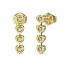 GUESS náušnice Love JUBE05473JWYGT/U - GUESS náušnice Love JUBE05473JWYGT/U