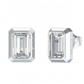 GUESS náušnice 4G Light JUBE05250JWRHT/U - GUESS náušnice 4G Light JUBE05250JWRHT/U