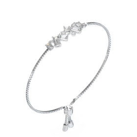 GUESS náramok Chandelier Silver JUBB05363JWRHT/U - GUESS náramok Chandelier Silver JUBB05363JWRHT/U
