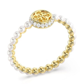 GUESS prsteň Tiny Pearly JUBR05522JWYG56 - GUESS prsteň Tiny Pearly JUBR05522JWYG56