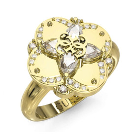 GUESS prsteň Wild Flower JUBR05506JWYG52 - GUESS prsteň JUBR05506JWYG52