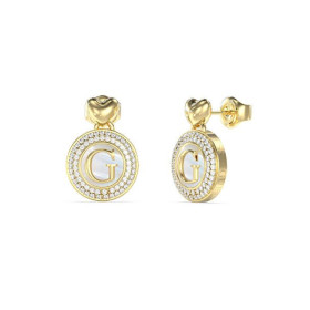 GUESS náušnice G Talisman JUBE06203JWYGT/U - GUESS náušnice G Talisman JUBE06203JWYGT/U