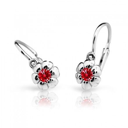 Zlaté detské náušnice s kvietkom 2151