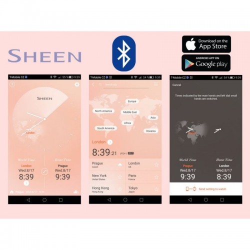 Obrázok číslo 2: Dámske hodinky Casio SHEEN SHB-200CGL-7AER