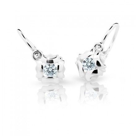 Zlaté detské náušnice s kvietkami 2216