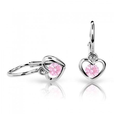 Zlaté detské náušnice so srdiečkom 1943B