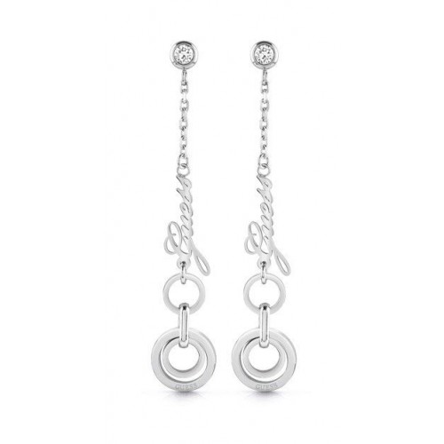 GUESS Náušnice ETERNAL CIRCLES SILVER UBE29018