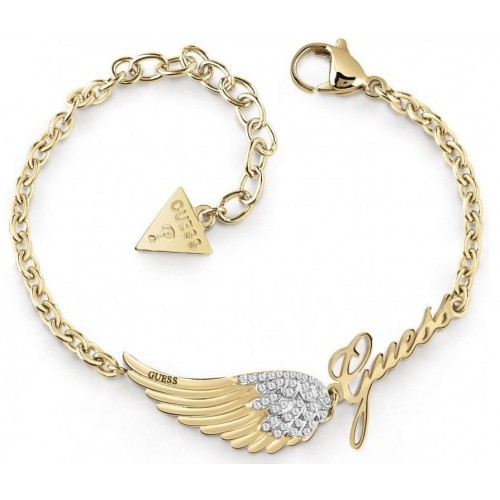 GUESS Náramok FLY WITH ME GOLD UBB29086-S