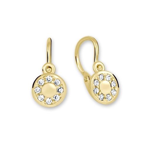 Zlaté detské náušnice Z00729B