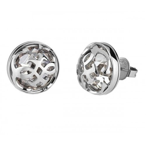 GUESS Náušnice 4G LOGO BOULE JUBE01393JWRHT/U