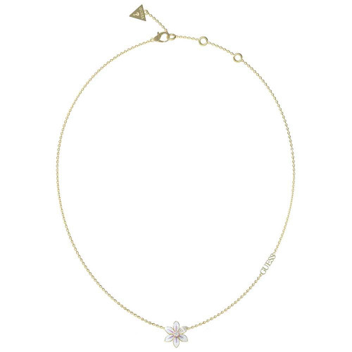 GUESS náhrdelník White lotus JUBN 04136JWYGWHT/U