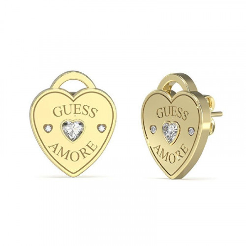 GUESS náušnice Amore JUBE05058JWYGT/U