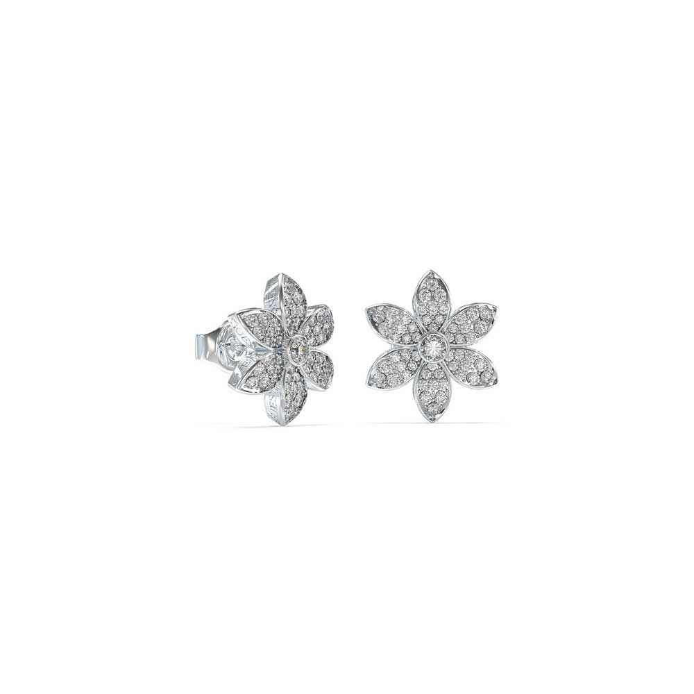 Guess náušnice white lotus jube04145jwrht/u